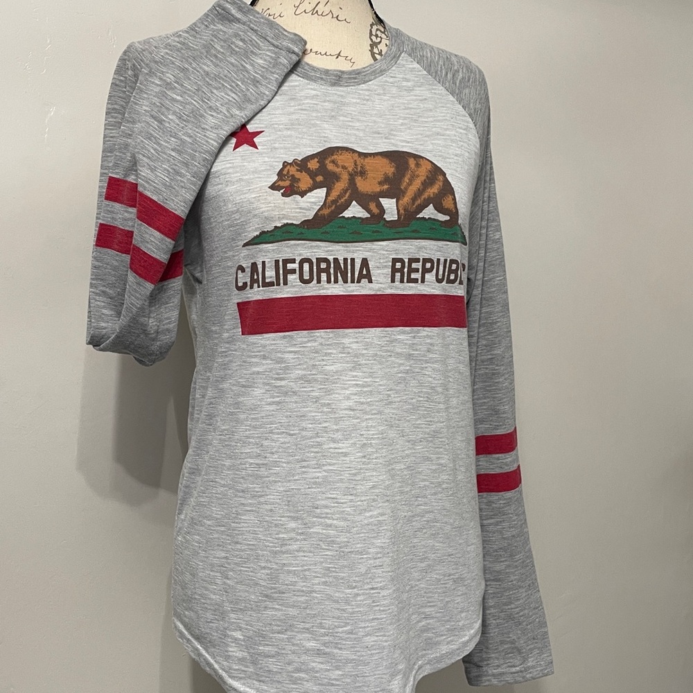 Gray California Republic Top